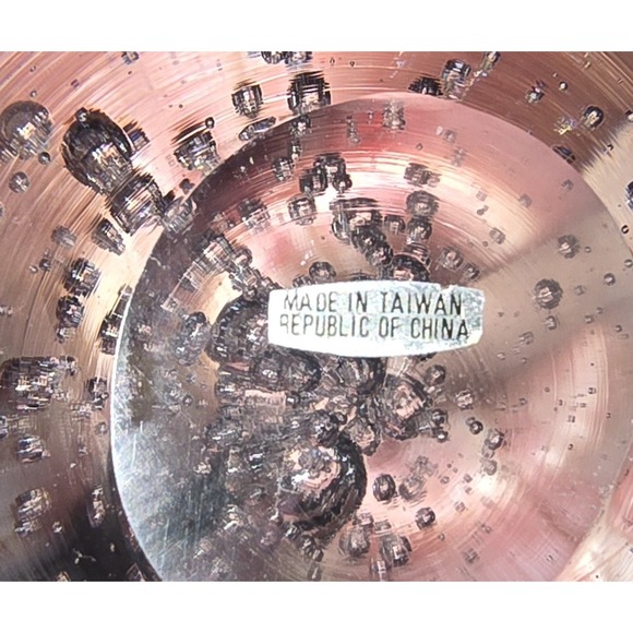 Vintage 4" Crystal Ball  with Dolphin Brass Stand 5.25" Orb Stunning Heavy - Picture 8 of 15